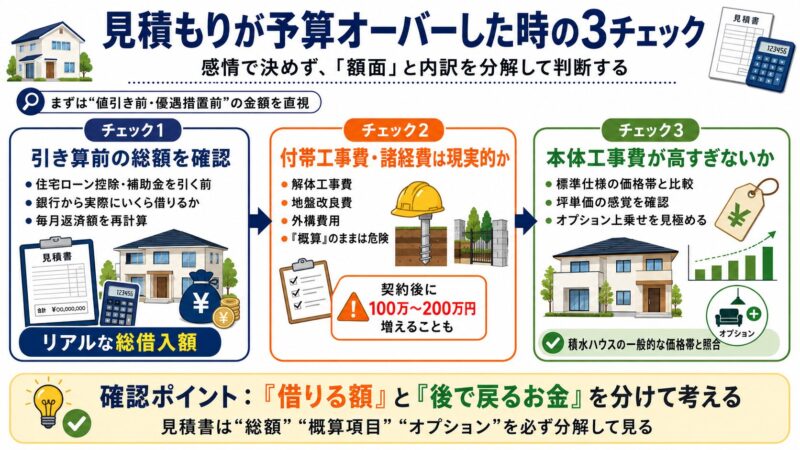 確認すべき3つのチェックポイント