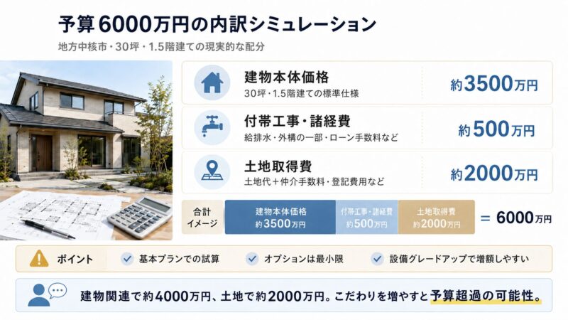 予算シミュレーション：家の購入案内